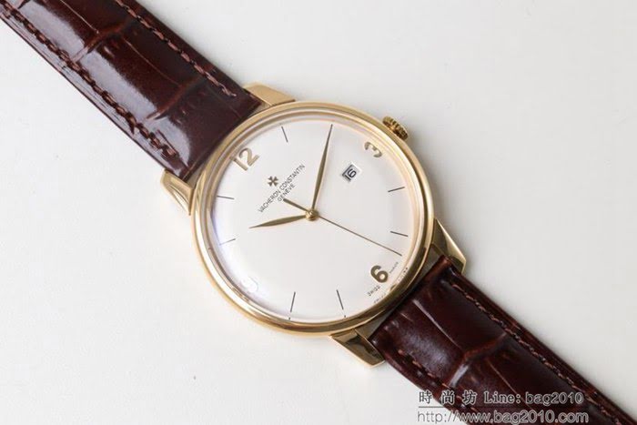 江詩丹頓 Vacheron Constantin VC最新力作 江詩丹頓VC 極簡傳承複刻腕表 商務百搭型 男士腕表  wssb5174
